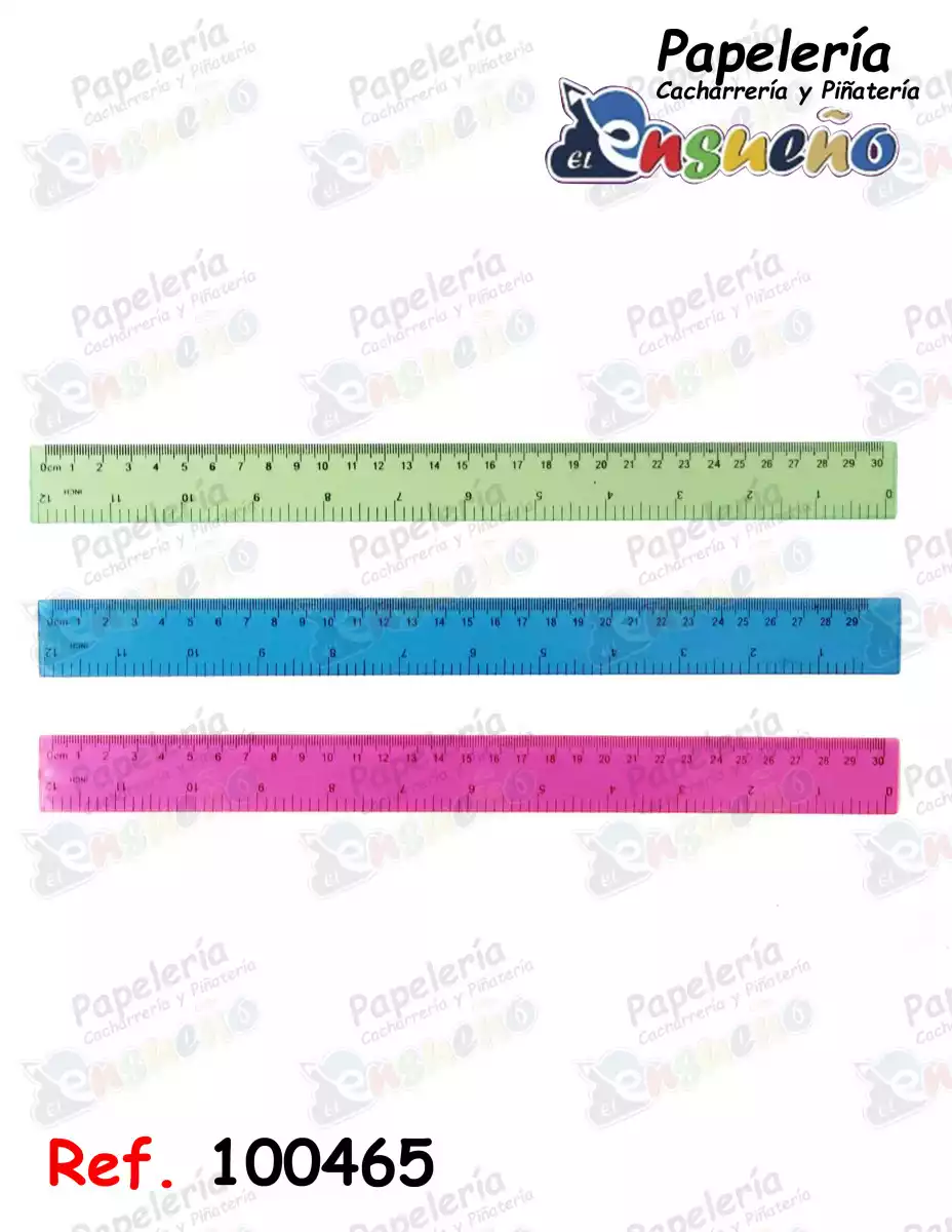 REGLA GRUESA ECONOMICA 30 CM
