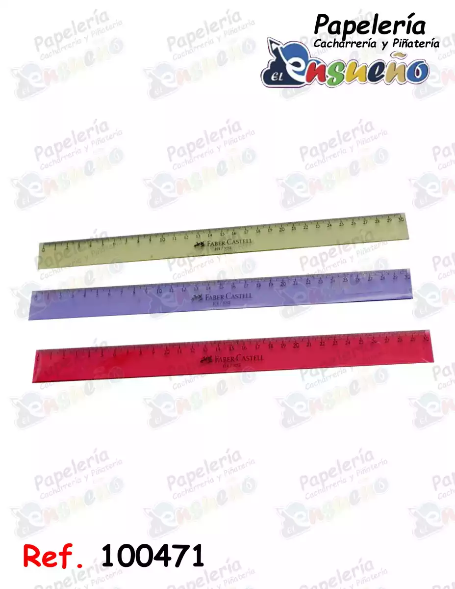 REGLA FABER-CASTELL 30 CM