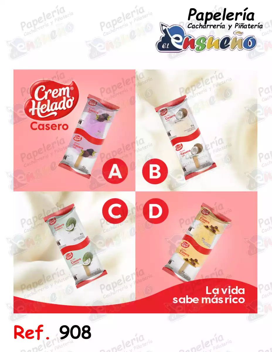 HELADO CASERO