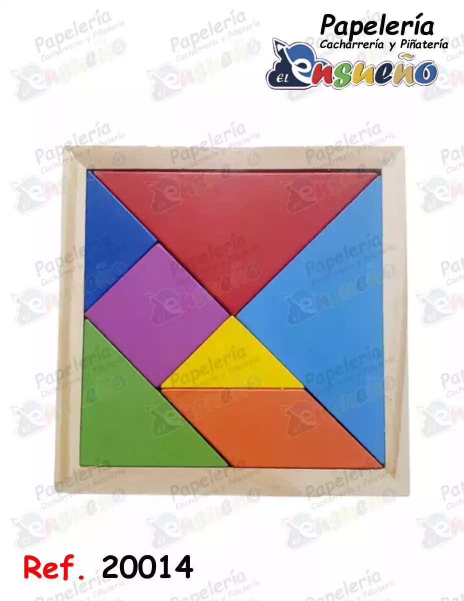 TANGRAM MADERA 15*15