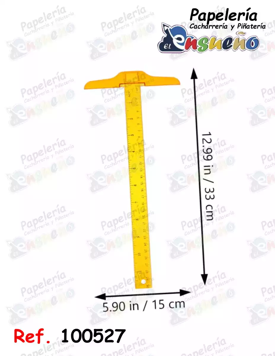 REGLA T 30 CM ORBAPLAST