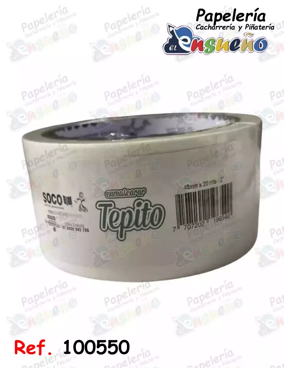 CINTA DE ENMASCARAR SOCO 48*20 2"