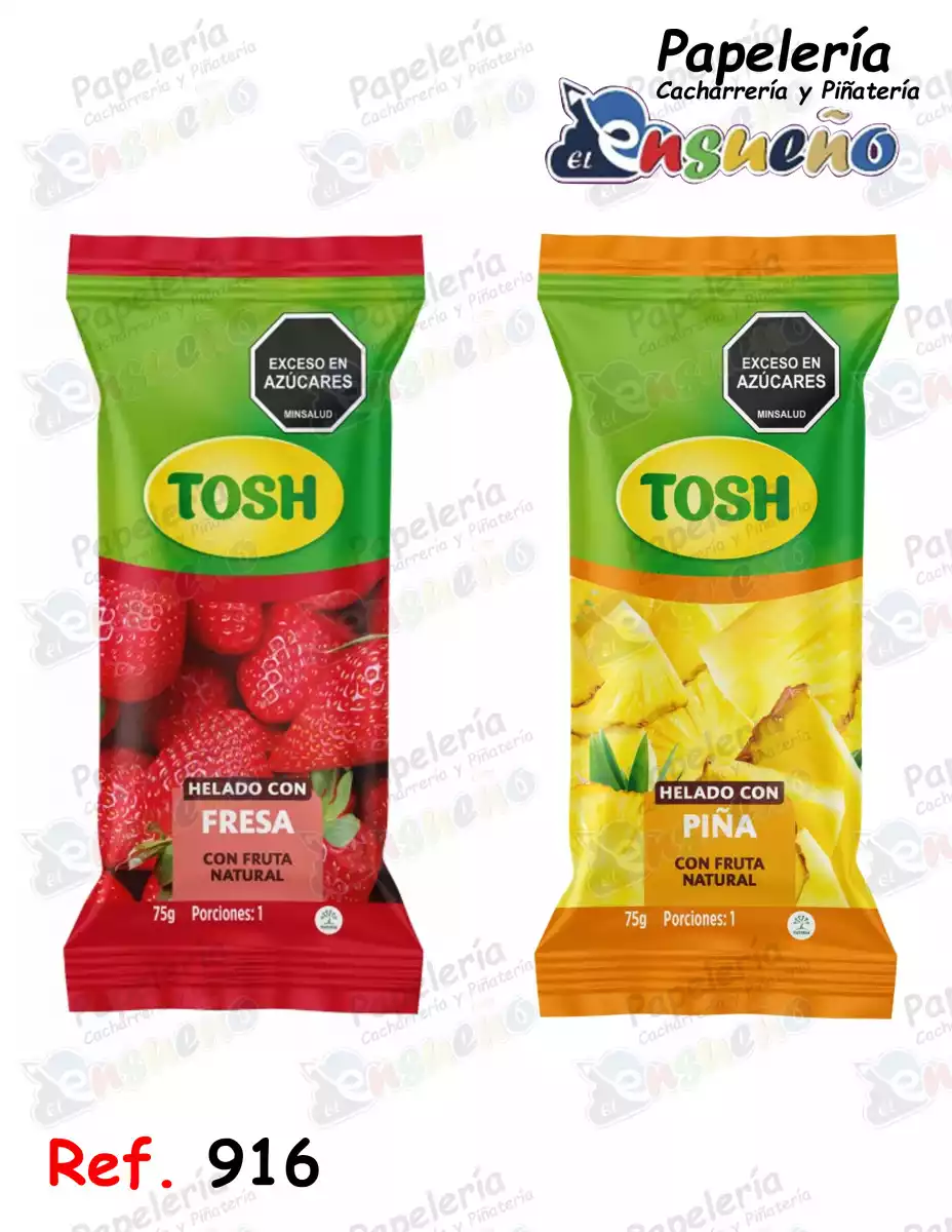 PALETA TOSH FRESA/PIÑA