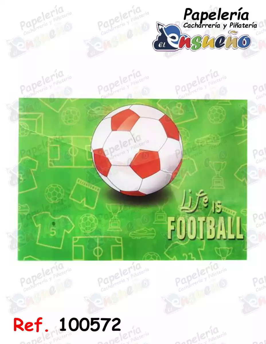 SOBRE BROCHE CARTA HORIZONTAL ESTAMPADO