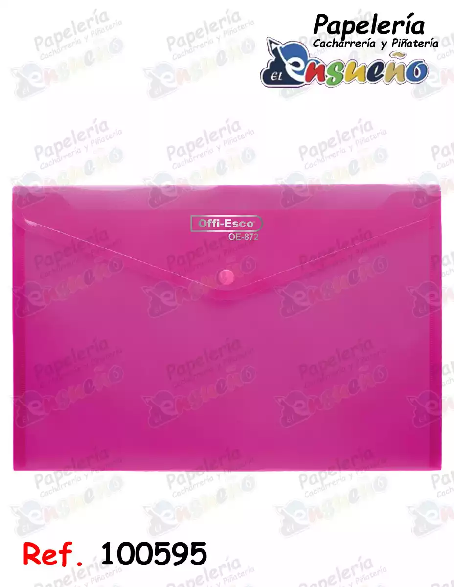 CARPETA TIPO SOBRE BROCHE PLASTIFICADA OE-872