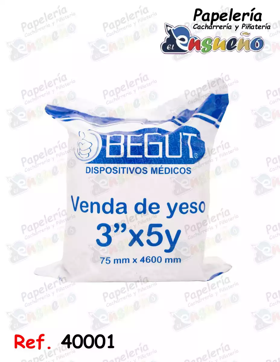 VENDA DE YESO 3" X 5Y