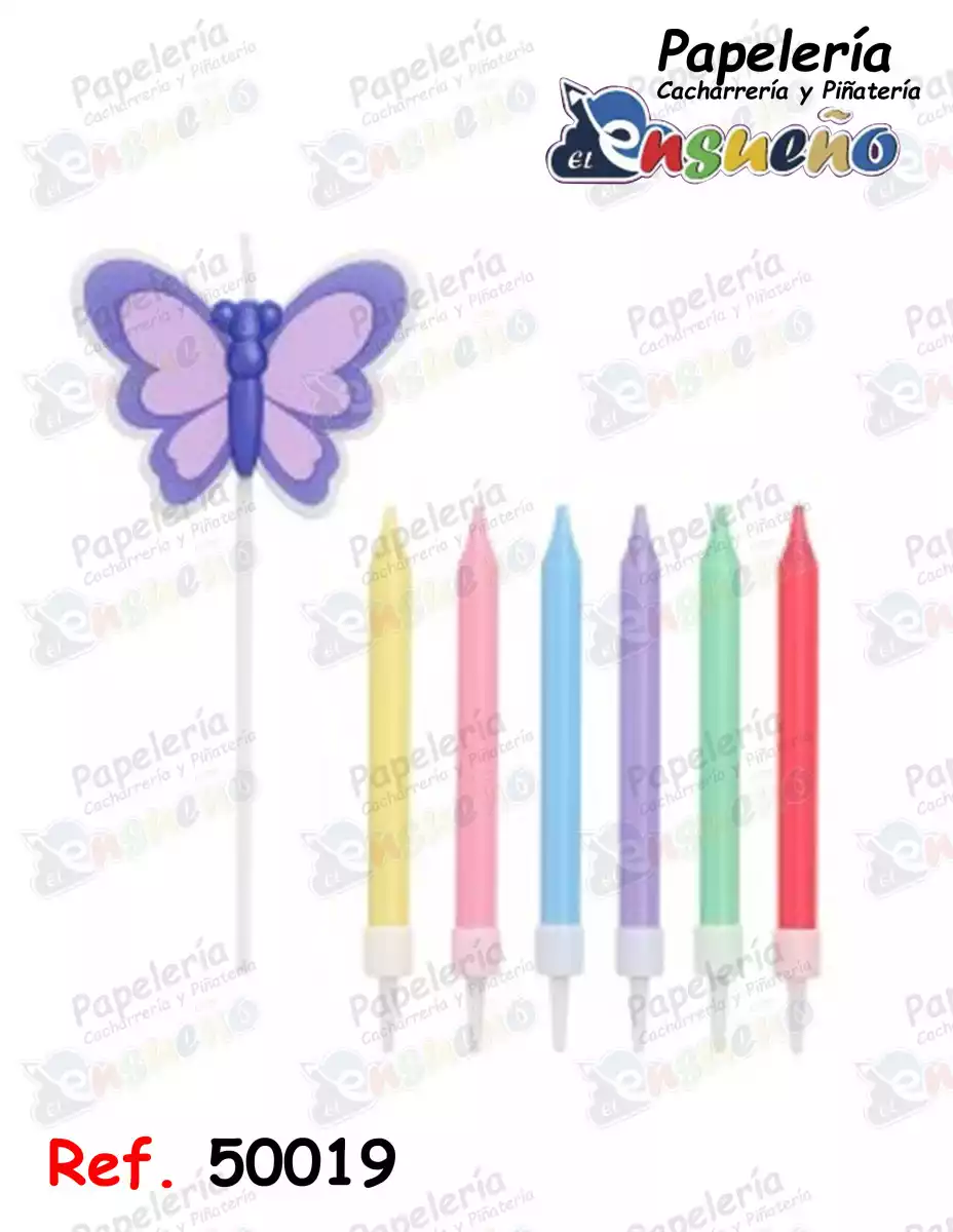 VELA PALO-MARIPOSA PQ*7