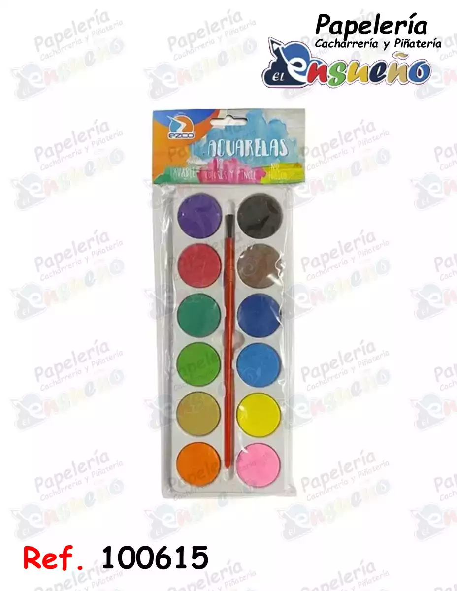 ACUARELA GIGO ESTUCHE *12