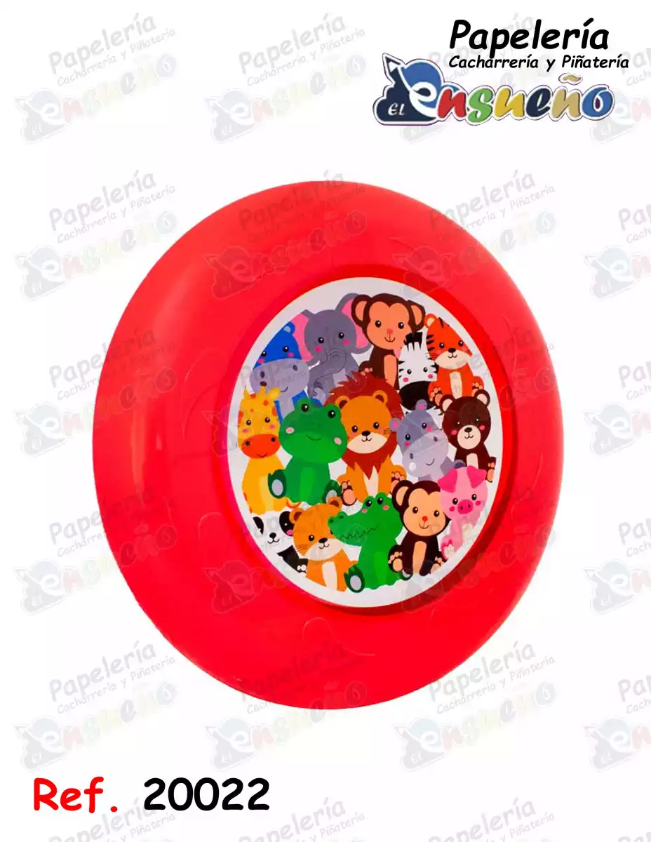 FRISBY NEON CON STICKER