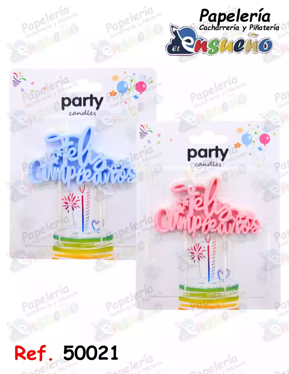VELA FELIZ CUMPLEAÑOS 3D