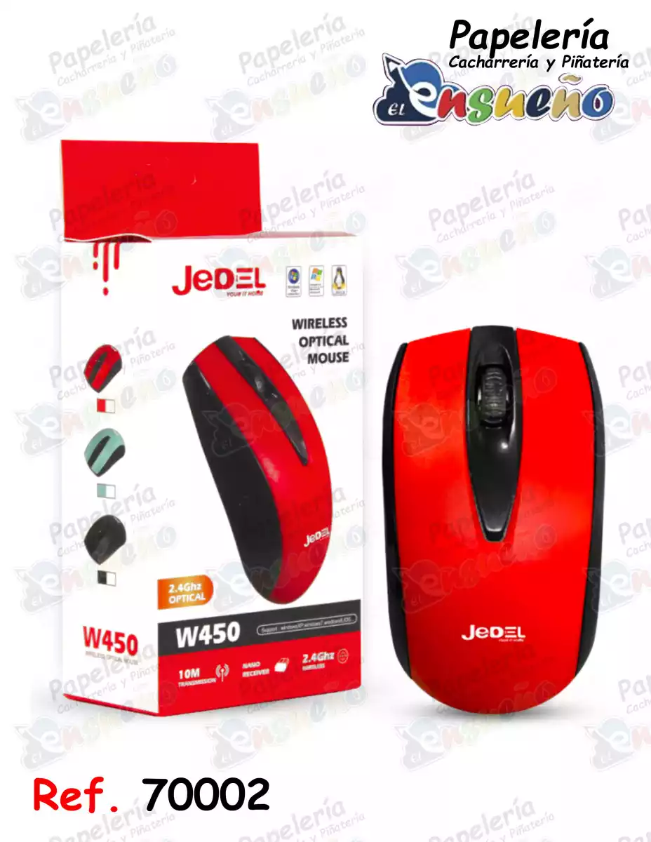 MOUSE INALAMBRICO JEDEL W450