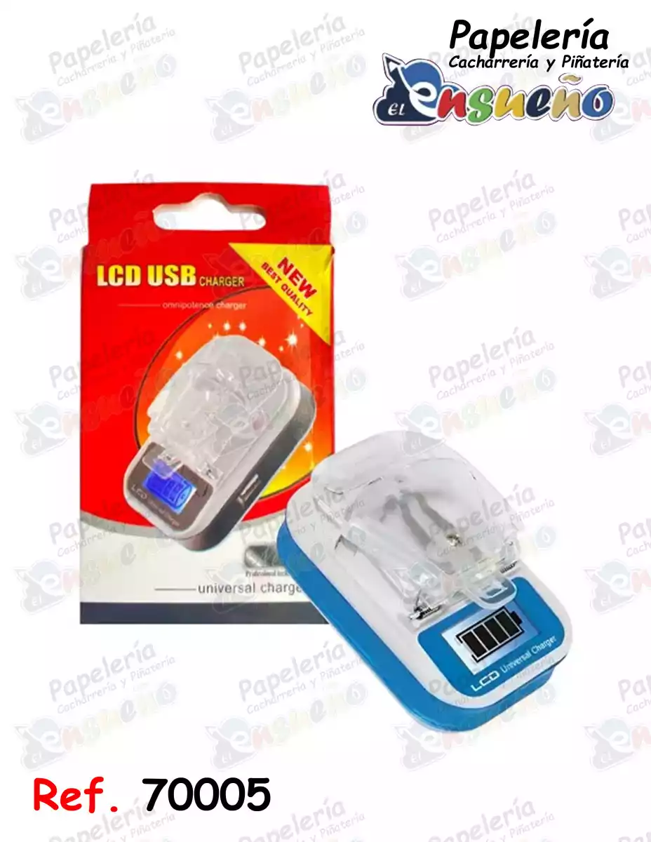 CARGADOR DE BATERIAS UNIVERSAL
