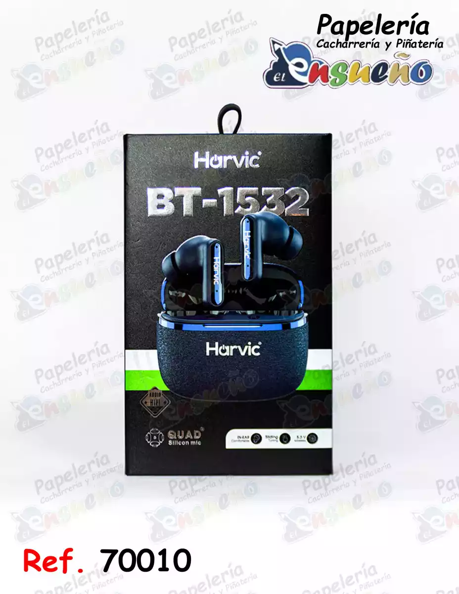 AUDIFONOS INALAMBRICOS HARVIC BT-1532