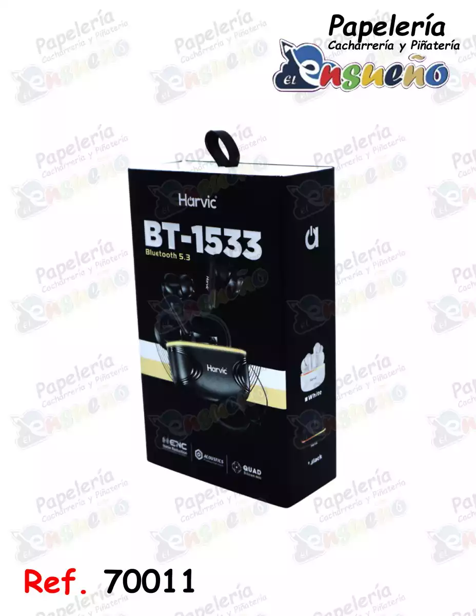 AUDIFONOS INALAMBRICOS HARVIC BT-1533
