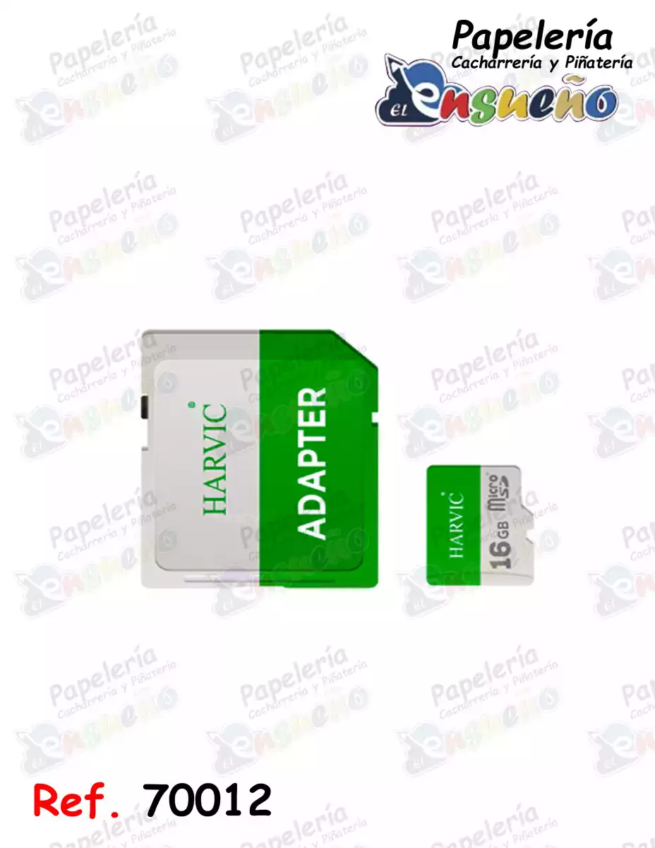 MICRO SD 16GB HARVIC CLASE 10