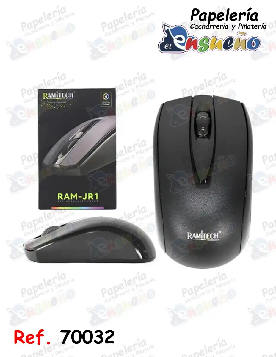 MOUSE INALAMBRICO RAM-JR1