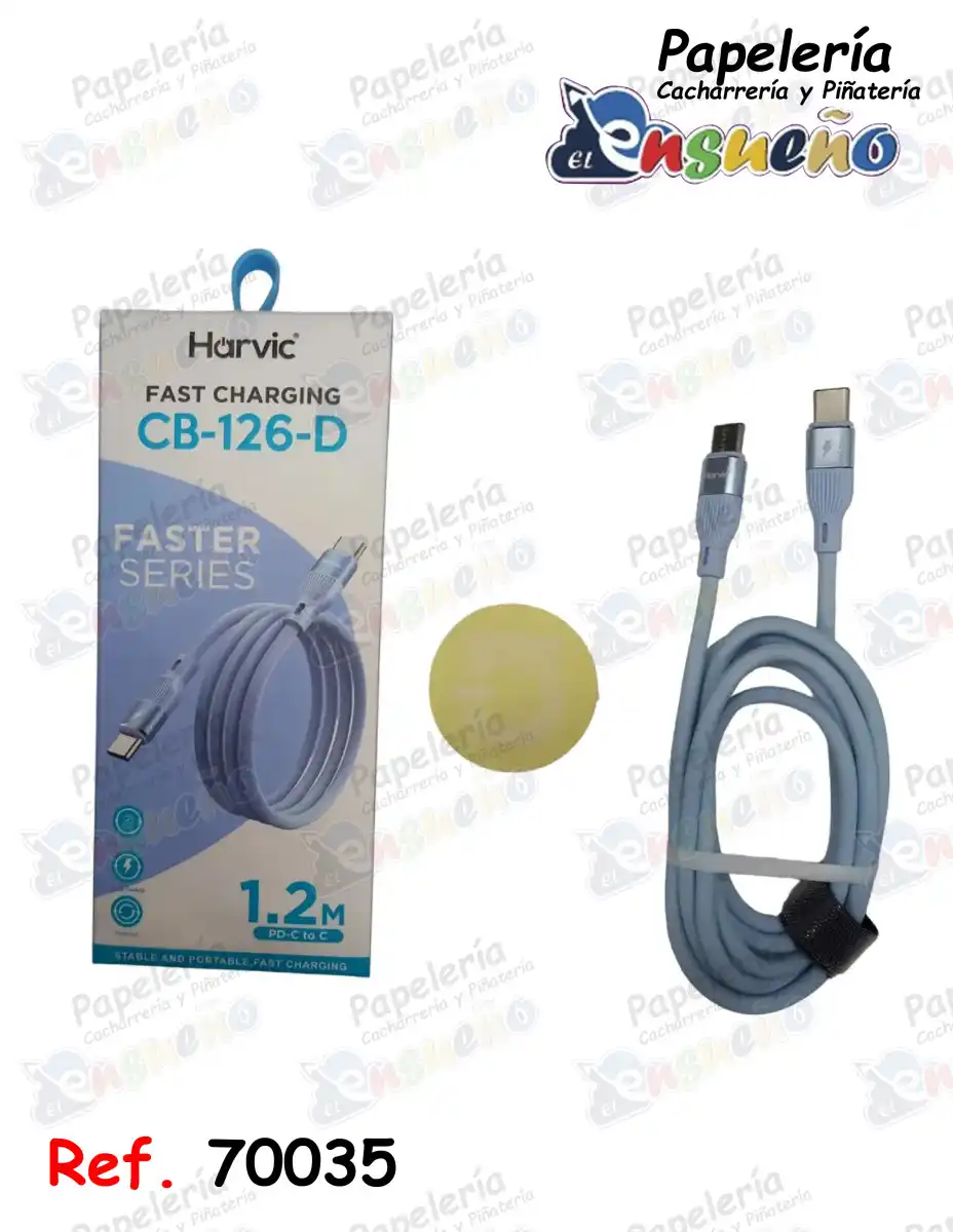 CABLE CARGA RAPIDA TIPO C CB-12-D