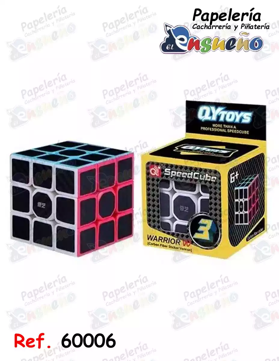 CUBO RUBIK WARRIOR 5 FIBRA DE CARBON EQY669