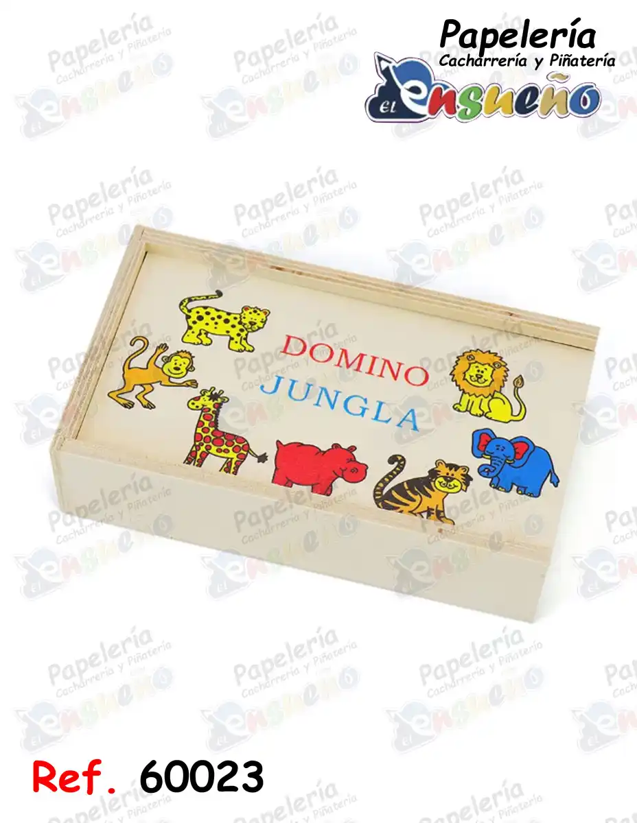 DOMINO MADERA ANIMALES