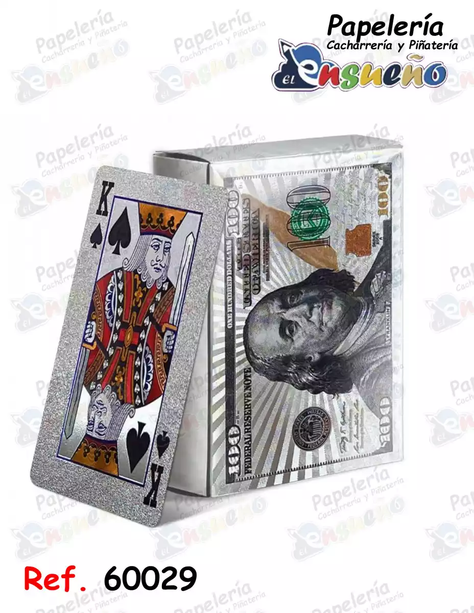 CARTAS DE POKER PLASTIFICADA DORAR