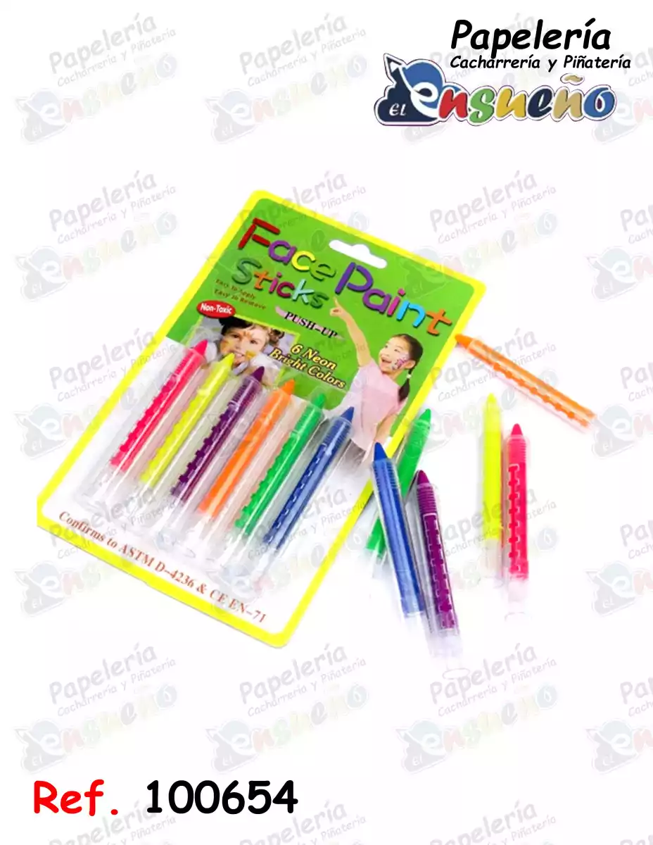 BARRAS DE PINTURA FACIAL