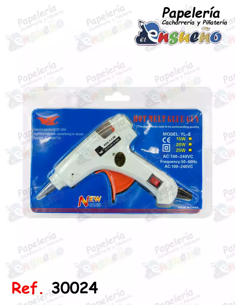 PISTOLA DE SILICONA PEQUEÑA FINA