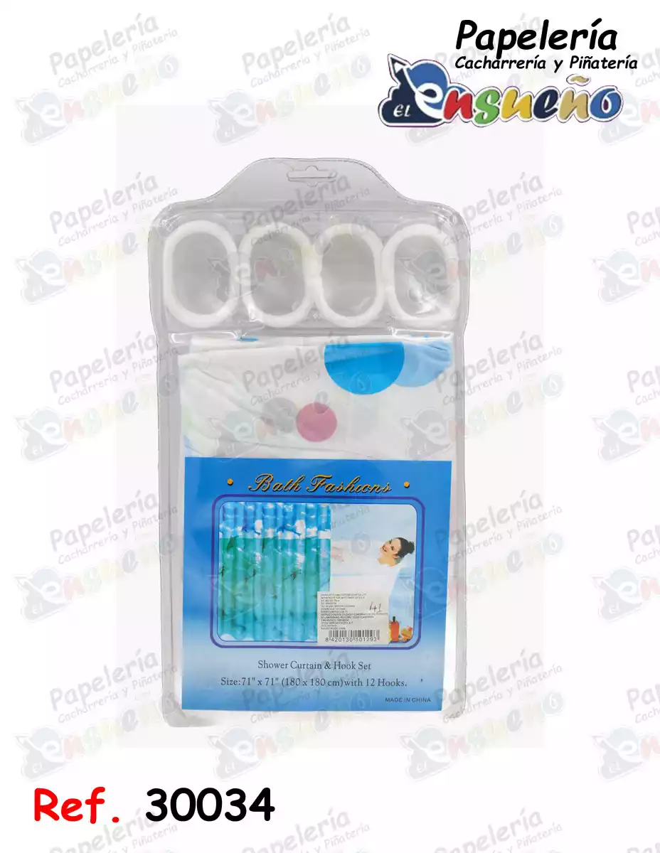 CORTINA PARA BAÑO 180*180 CM