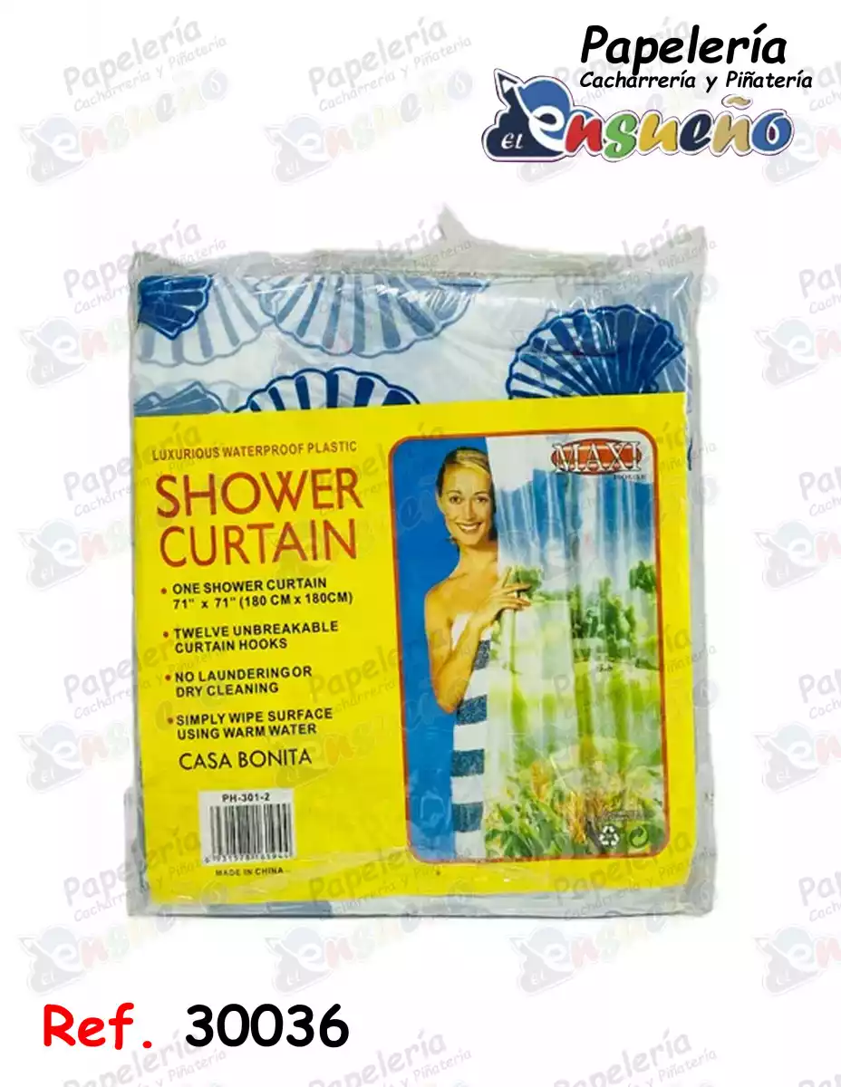 CORTINA PARA BAÑO 183*183 CM