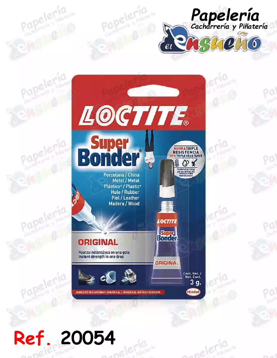 SUPER BONDER LOCTITE 3GR