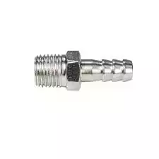 FITTING V3 MACHO MANGUERA CROMADO 1/4