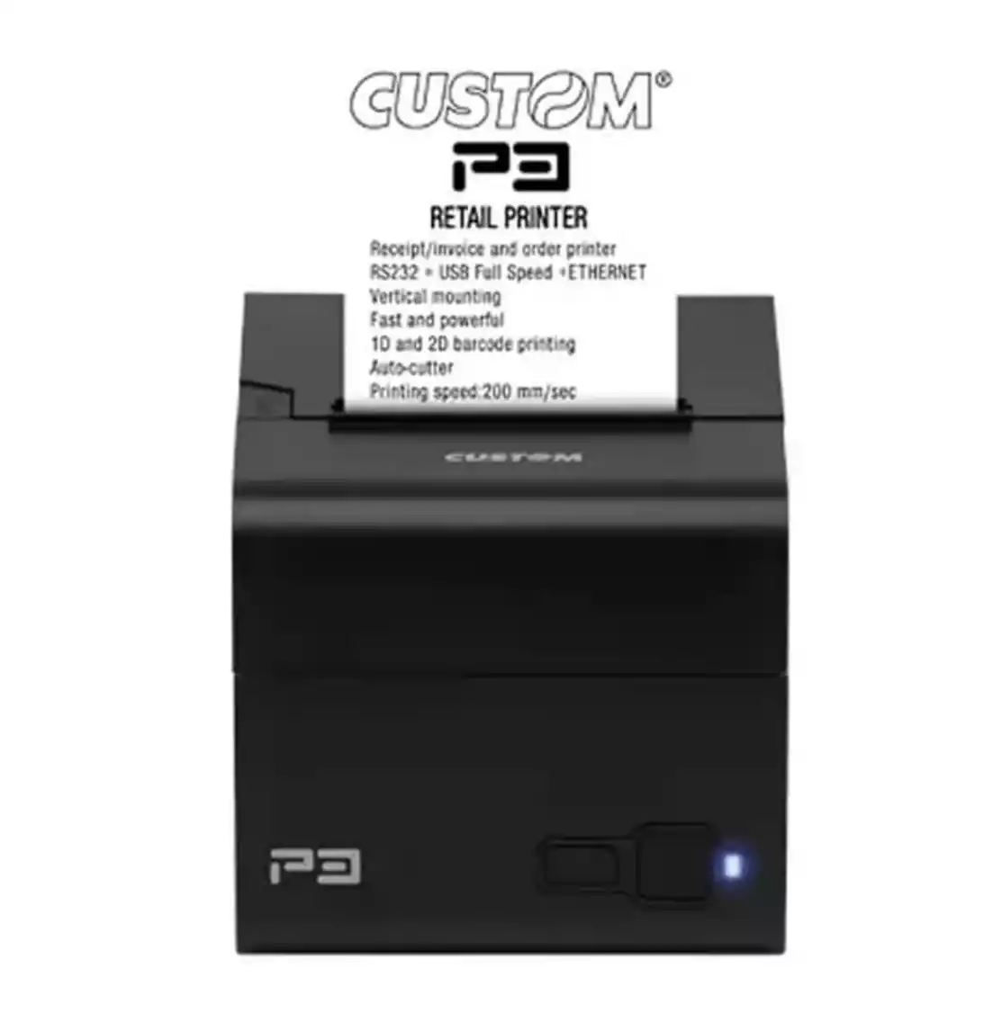 IMPRESORA TERMICA  SAT Q22UB  BLACK CONECTIVIDAD USB Y BLUETOOTH