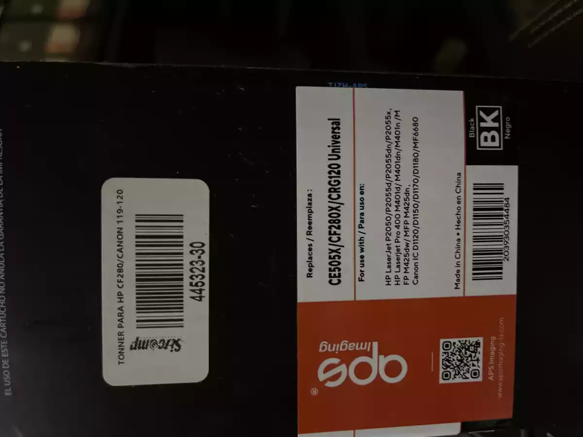 TONNER PREMIUM APS UNIVERSAL CE505X/CF280X 6,000PG/119 -120 COMPATIBLE