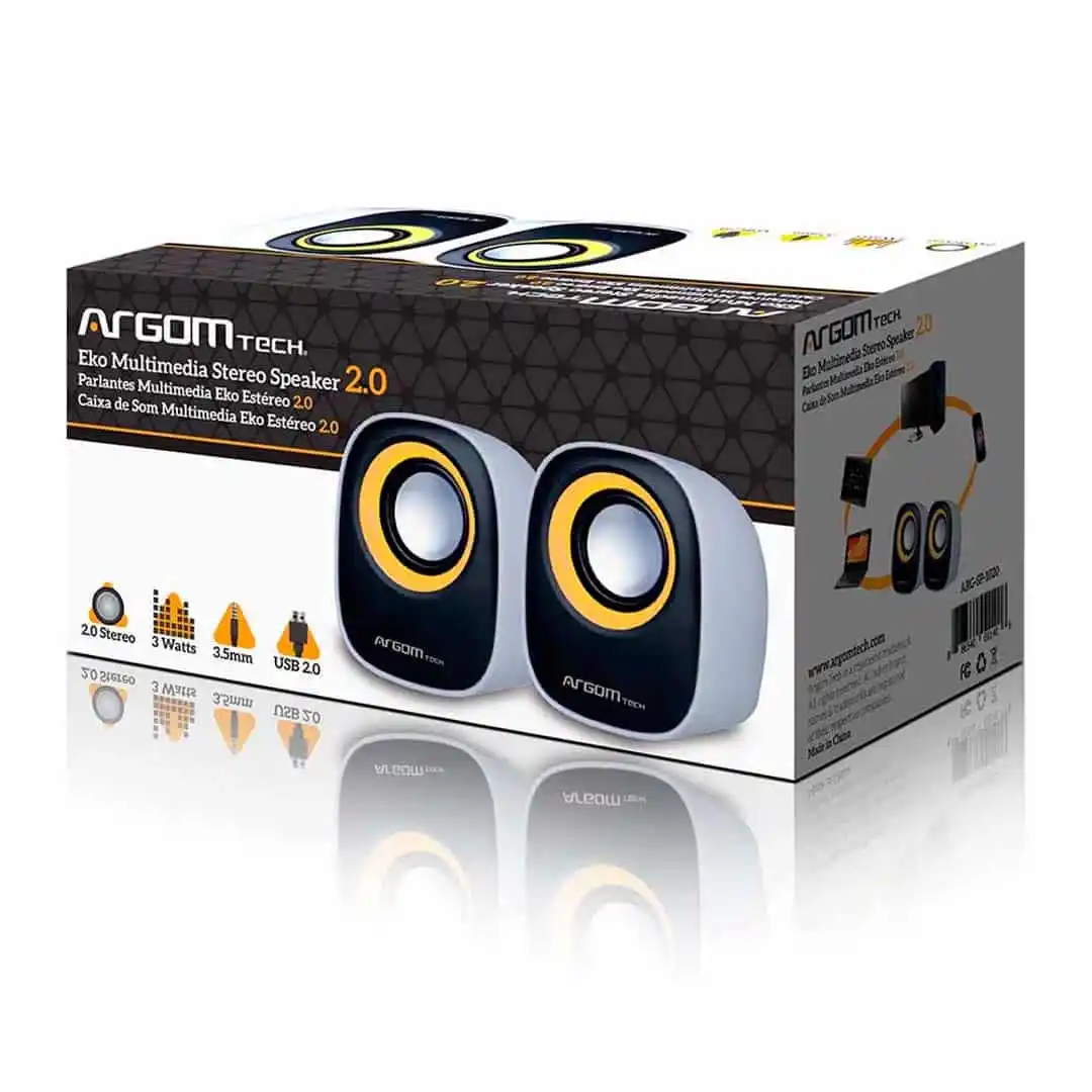 PARLANTES ARGOM EKO MULTIMEDIA WHITE ARG-SP-1020