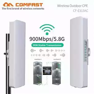 2-ANTENAS PUENTE COMFAST AP INALAMBRICO PARA EXTERIORES ,PUNTO DE ACCESO  NANOESTACION 900MBPS 5.8GHZ