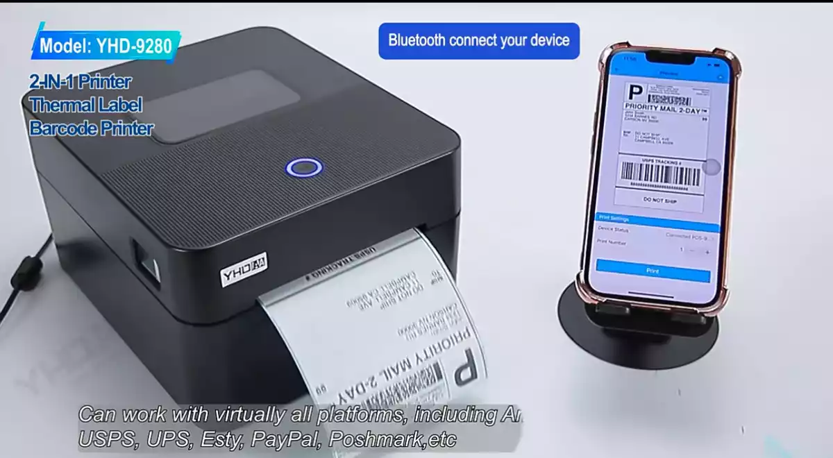 IMPRESORA POS TÉRMICA WIFI PARA ETIQUETAS Y TIKET  MULTII MEDIDA
