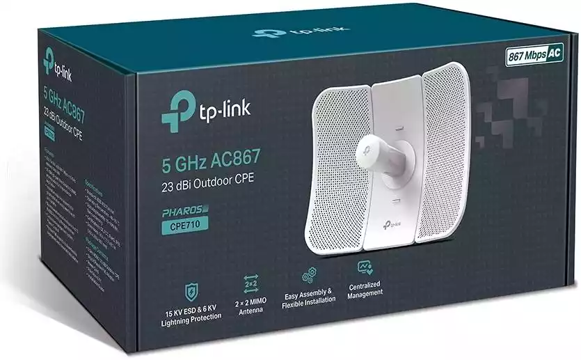 TP-Link CPE710 | CPE ANTENA CPE 5GHZ AC867 23 DBI EXTERIOR