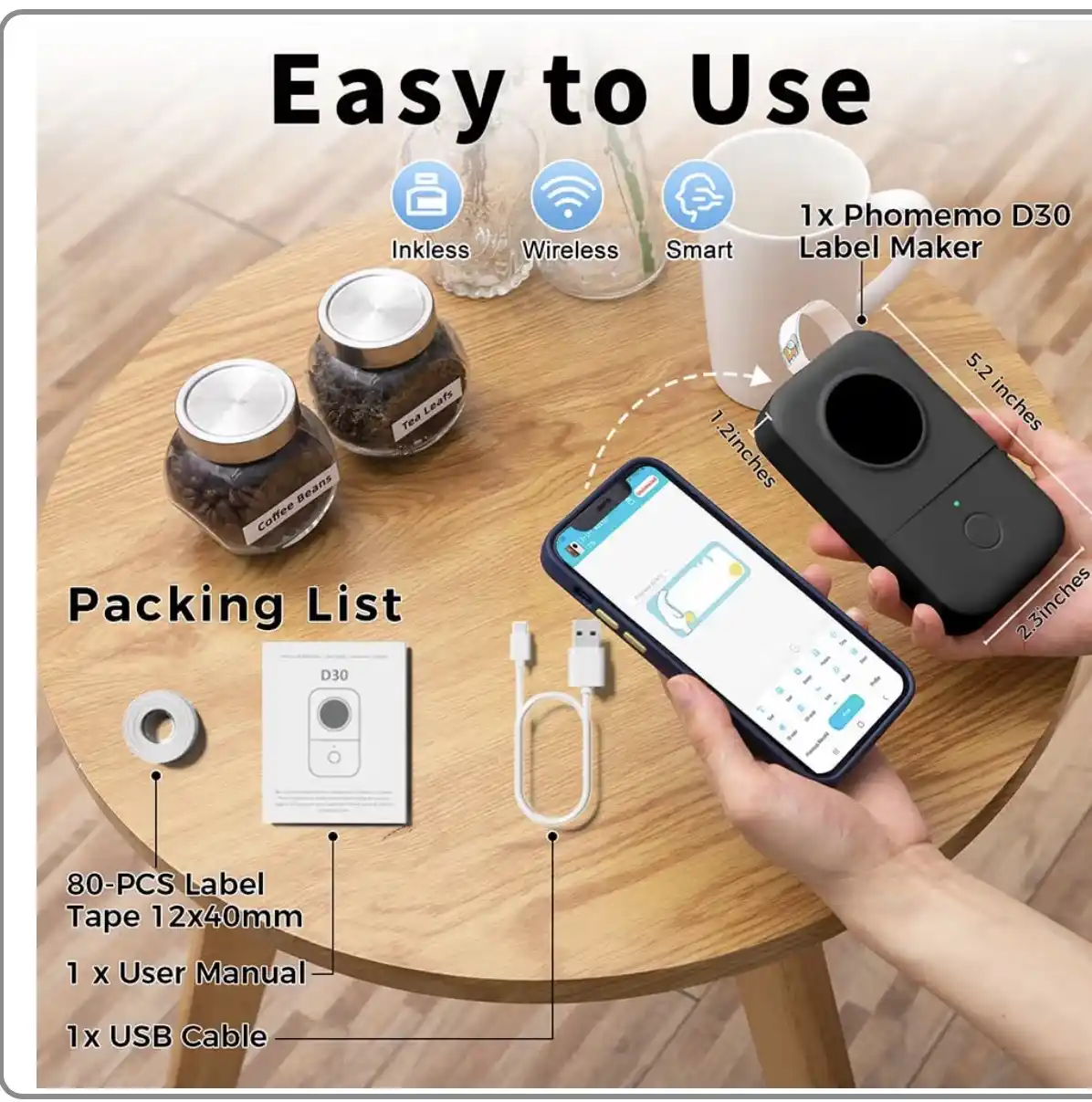 MINI IMPRESORA DE ETIQUETA PHOMEMO