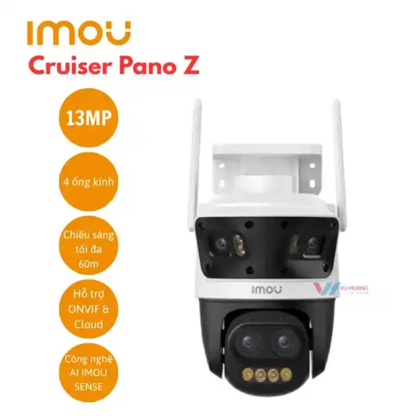 CAMARA PTZX IMOU CRUISER PANO Z 4+4+5+5 MP ZOOM 12X