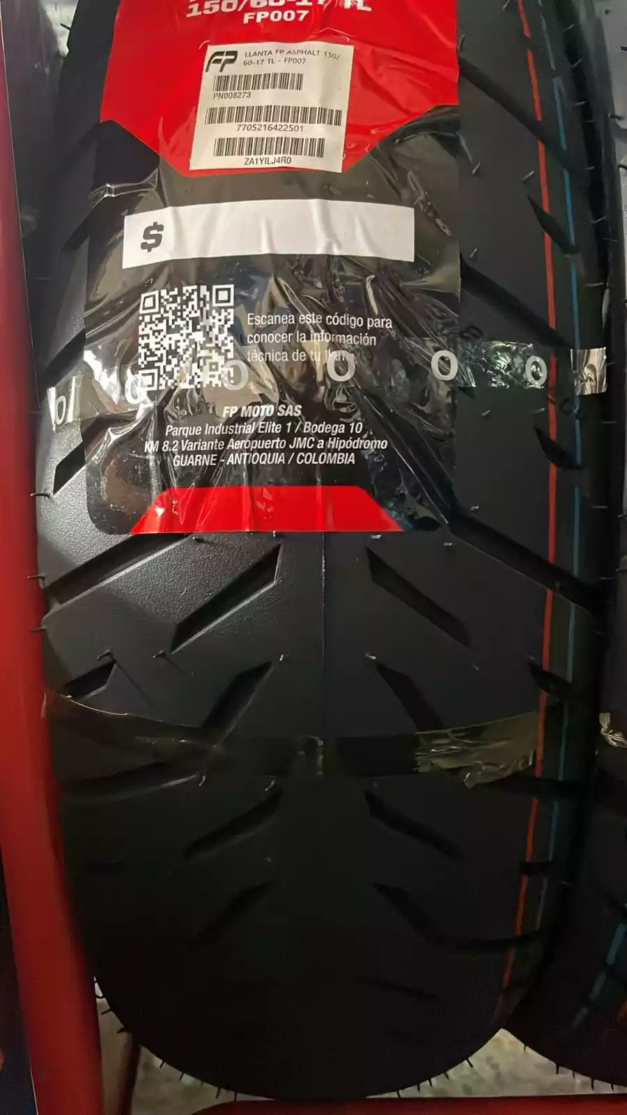 LLANTA FP ASPHALT 150/60-17 TL - FP007