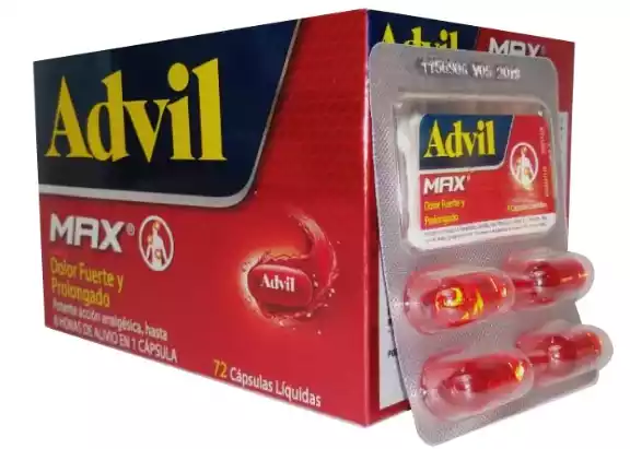 ADVIL MAX IBUPROFENO 400MG