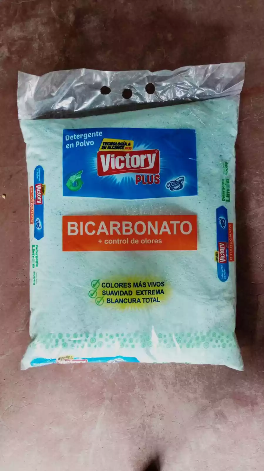 DETERGENTE POLVO VICTORY PLUS BICARBONATO LIMON 5000G