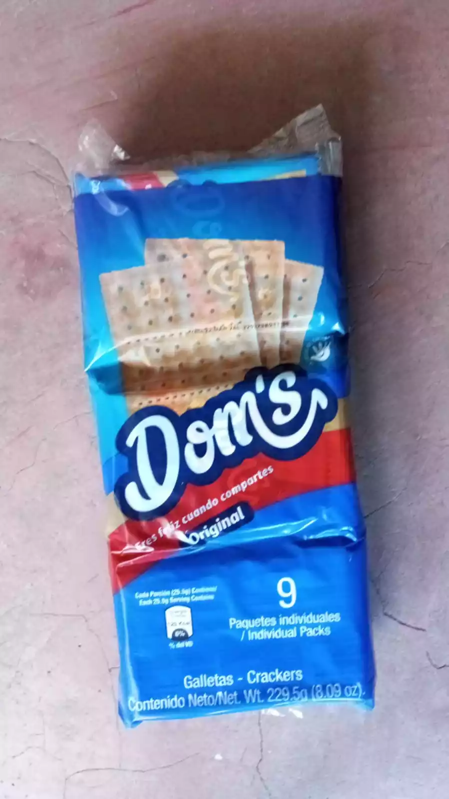 GALLETA DOM´S ORIGINAL PAQUETE 9