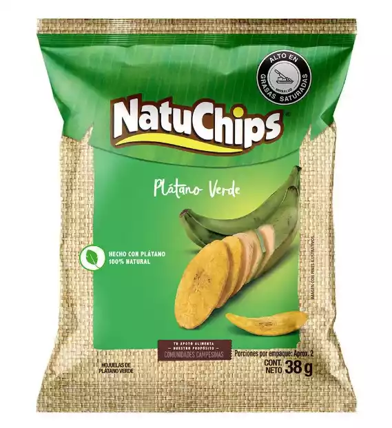 NATUCHIPS PLATANO VERDE 38G