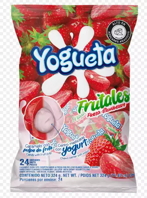 YOGUETA FRUTALES FRESA PAQUETE 24