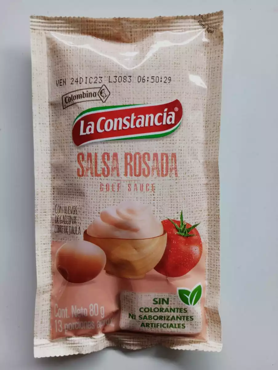 SALSA ROSADA LA COSTANCIA SOBRE 80G
