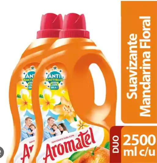 SUAVIZANTE AROMATEL MANDARINA FLORAL 2500ML