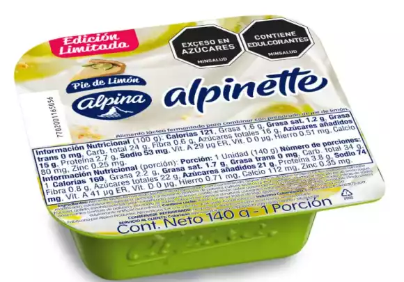 ALPINETTE CPIE DE LIMON 140G