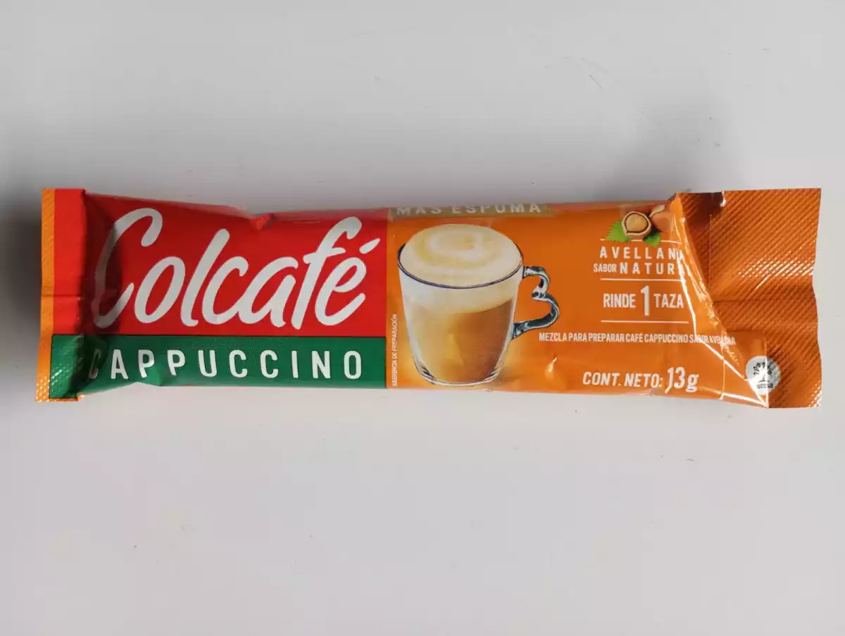CAFE COLCAFE CAPPUCHINO AVELLANAS SOBRE 13G