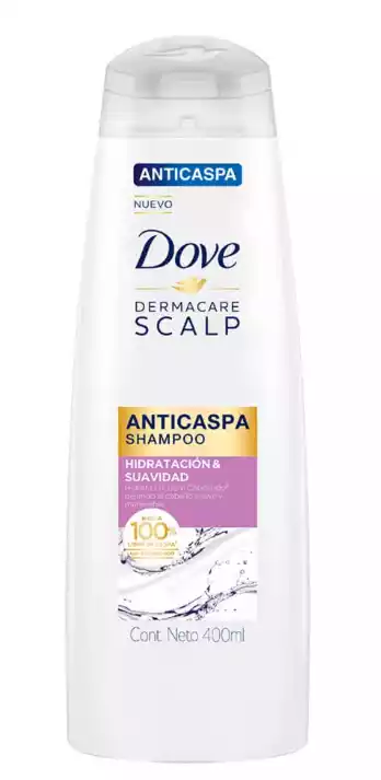 SHAMPOO DOVEHIDRATACION Y SUAVIDAD 2EN1 ANTICASPA 400ML