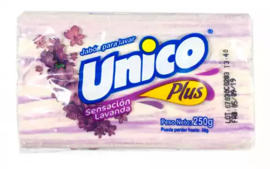 JABON UNICO PLUS SENSACION LAVANDA 220G